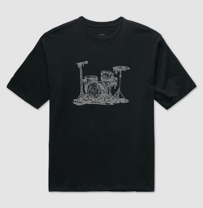 Camiseta Bateria Music Vibe Oversized